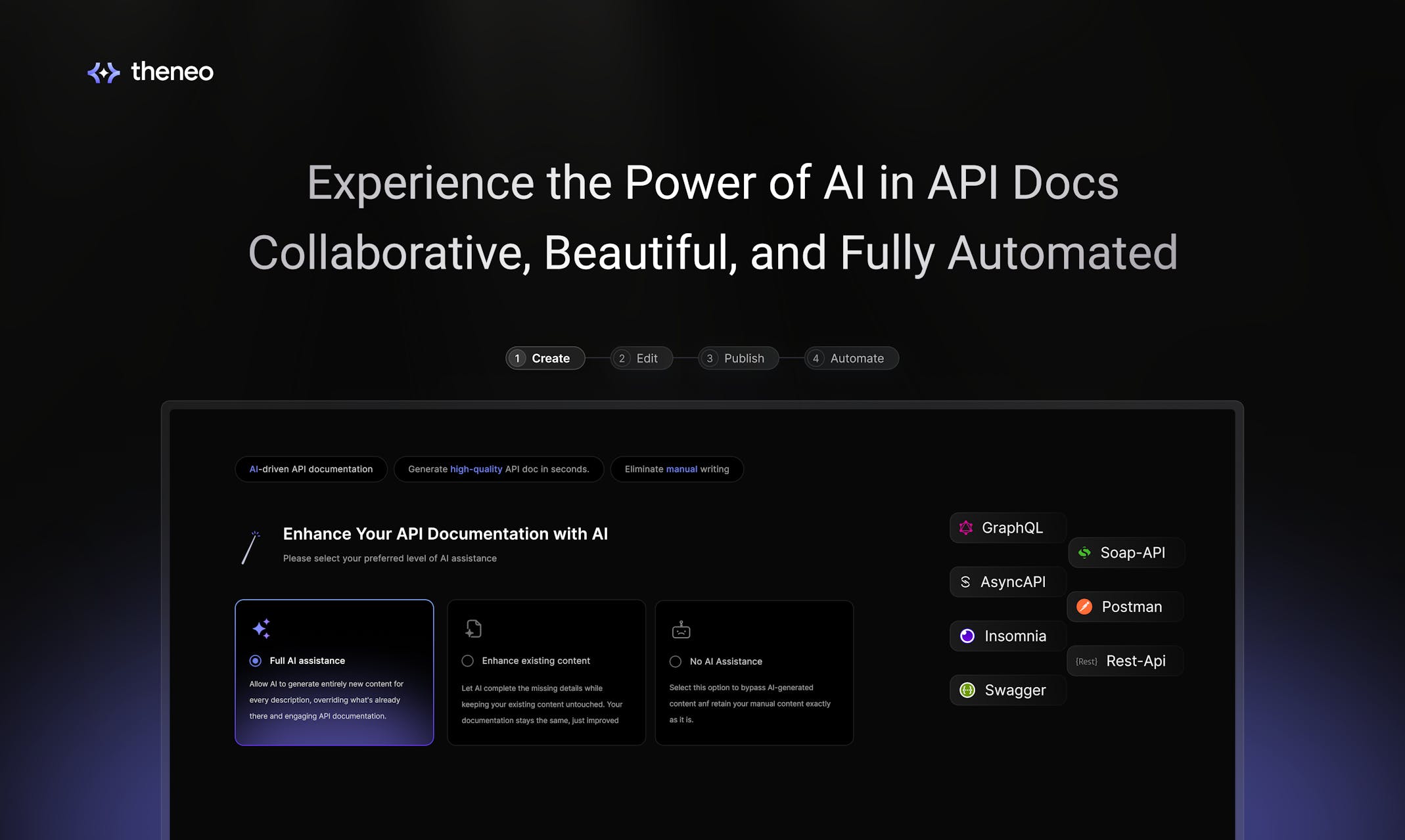 Theneo 2.0 - AI Tool in Productivity category